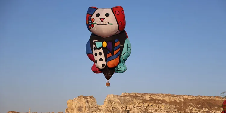 Ürgüp semalarında figürlü balonlar