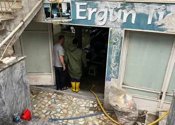 Sinop’ta sağanak yağış