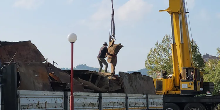 Pallada Gemisi’nin söküm işlemleri tamamlandı