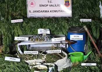 Sinop’ta uyuşturucu operasyonu