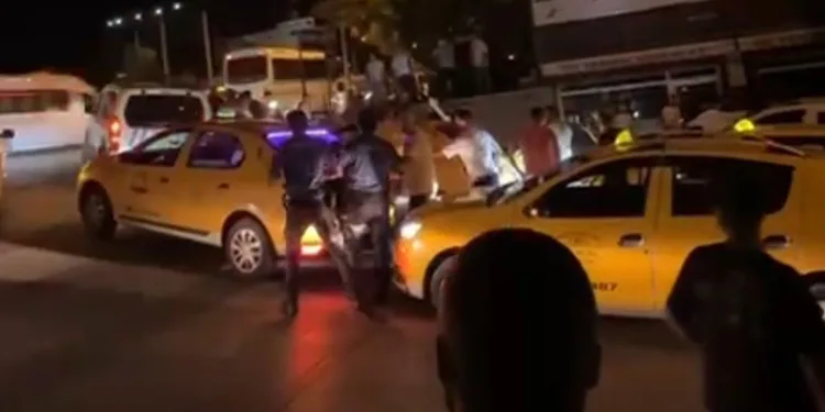 Müşteri taksici kavgasında gasp iddiası ortalığı karıştırdı