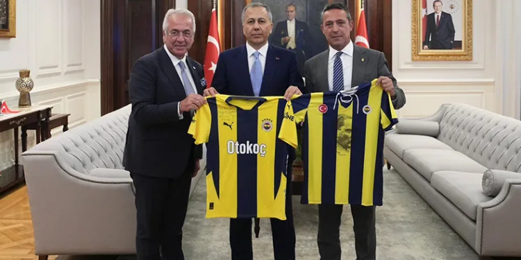 Bakan Yerlikaya, Ali Koç’u kabul etti