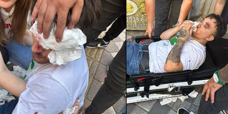 Trafik magandası dehşeti kamerada