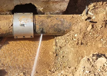 Tut ilçe içme suyu hattına saldırı