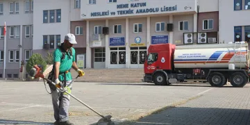 İnegöl’de okullar yeni eğitim öğretim yılına hazırlanıyor