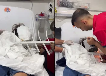 7 yaşındaki çocuğun çenesine korkuluk demiri saplandı