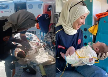 Ambulans uçak 44 günlük bebek için havalandı