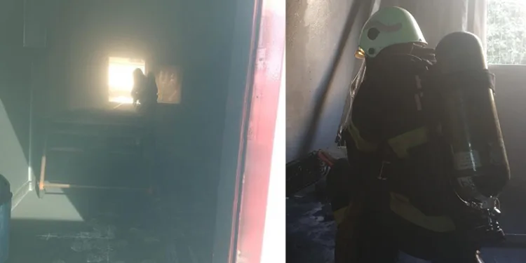 Antakya’da okulda yangın çıktı