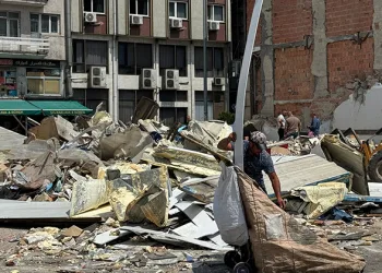 Uluslararası Emniyet Otogarı’nda yıkım