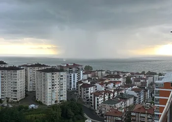Ordu’da denizde hortum oluştu