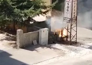 Siverek’te elektrik panosu patladı