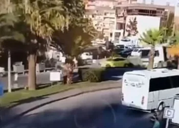 Dehşet anları güvenlik kamerasında