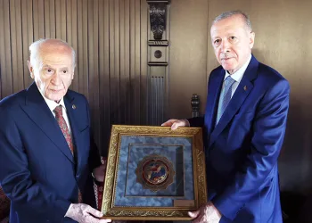 Cumhurbaşkanı Erdoğan, Bahçeli ile bir araya geldi
