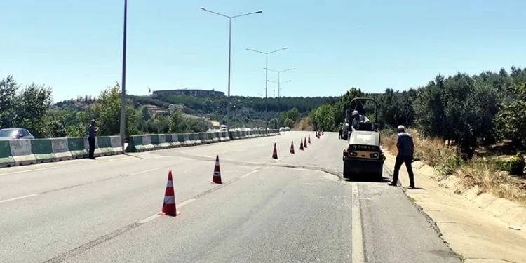 Bursa-Mudanya yolu onarıldı