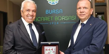 Şadi Özdemir’den Bursa Ticaret Borsası’na ziyaret