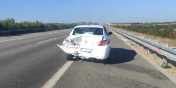 Karacabey’de iki otomobil çarpıştı: 2’si çocuk 4 yaralı