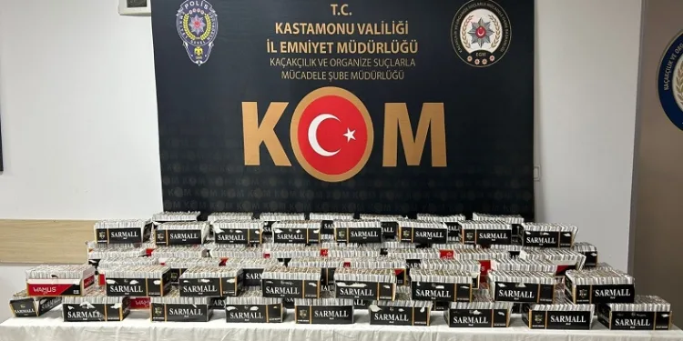 28 bin adet doldurulmuş makaron ele geçirildi