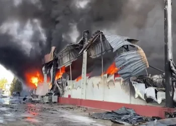 İhracat şampiyonu işletme alevlere teslim oldu