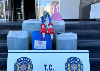 İşte kullandığı araçtan mazot kaçıran şahıs yakalandı