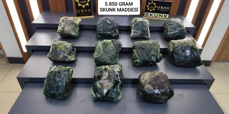 Uşak’ta 1 uyuşturucu satıcısı tutuklandı