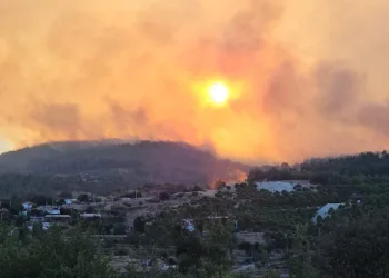 Bozdoğan yangınında bazı yerleşim yerleri tedbir amaçlı tahliye ediliyor