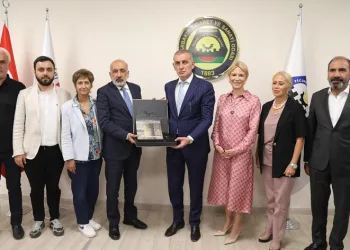 TFF Başkanı İbrahim Hacıosmanoğlu’ndan DTSO’ya ziyaret