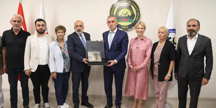 TFF Başkanı İbrahim Hacıosmanoğlu’ndan DTSO’ya ziyaret