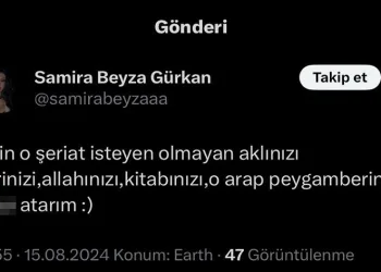 Dini değerlere hakaret eden genç kadın tutuklandı