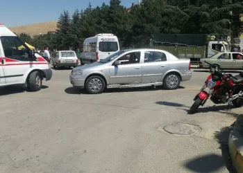 Isparta’da otomobil ile motosiklet çarpıştı: 1 yaralı