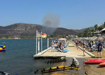 Kuşadası’ndaki orman yangını büyümeden söndürüldü