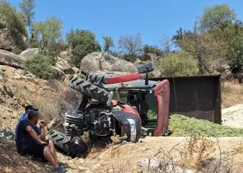 Söke’de traktör kazası: 1 ölü