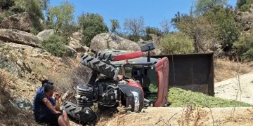 Söke’de traktör kazası: 1 ölü