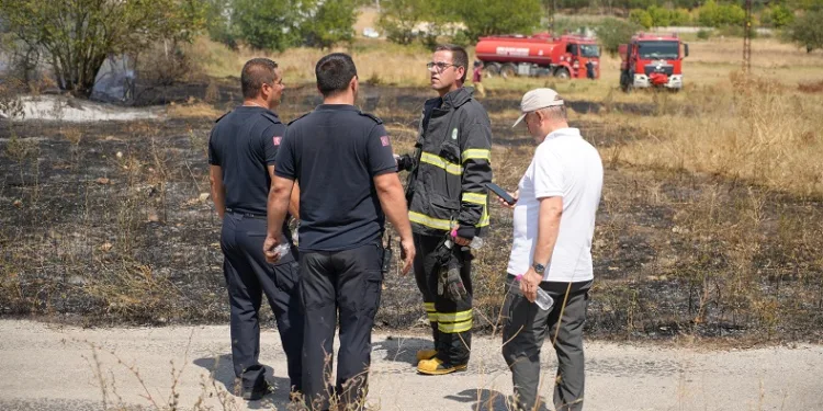Edirne’de yürekleri ağza getiren yangın