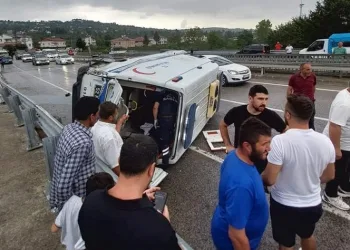 Ordu’da ambulans kazası: 4 yaralı