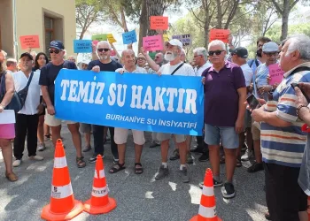 Balıkesir’de su eylemi