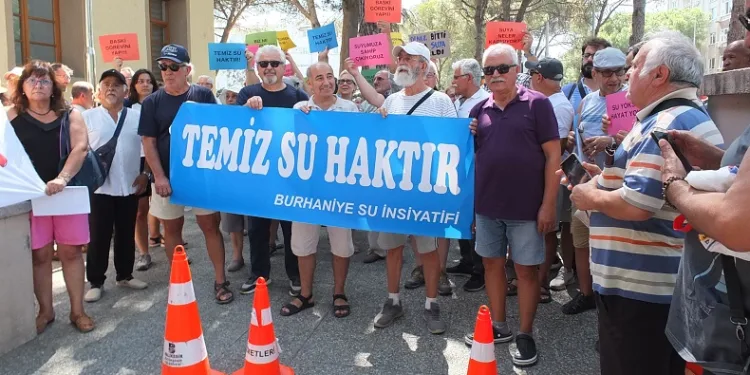 Balıkesir’de su eylemi