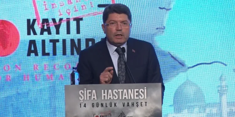Adalet Bakanı Tunç: “Uluslararası Ceza Mahkemesi’nde İsrail aleyhinde bir ceza davası maalesef açılamadı”