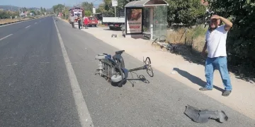 Kazada ağır yaralanan yaşlı adam hastanede hayatını kaybetti