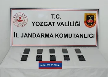 Yozgat’ta 300 bin lira değerinde kaçak cep telefonu ele geçirildi