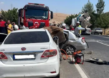 Trafik kazasında 1 haytını kaybetti, 7 yaralı var
