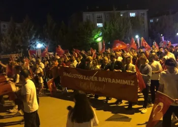 30 Ağustos Zafer Mahallesi’nde ‘Zafer Bayramı’ coşkuyla kutlandı