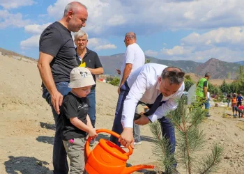 Büyük zaferin 102’inci yılı, 102 fidanla taçlandı