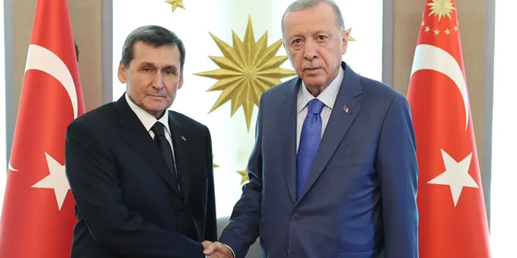 Erdoğan, Meredov’u kabul etti