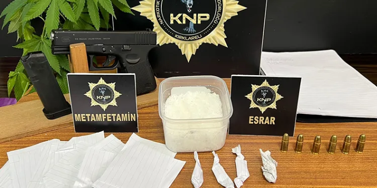 Kırklareli’nde uyuşturucu operasyonu