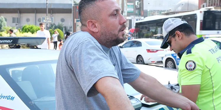 Gereksiz korna çalınca ceza yedi