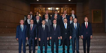 Cevdet Yılmaz ve TOBB Yönetim Kurulu Üyeleri bir araya geldi