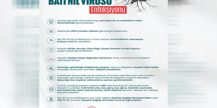 Sağlık Bakanlığından “Batı Nil Virüsü” açıklaması