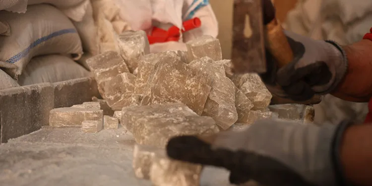 Kışlık hazırlıkları başladı, kaya tuzu talebi arttı