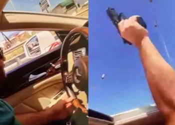 Bursa’da otomatik tabanca ile havaya defalarca ateş açtı