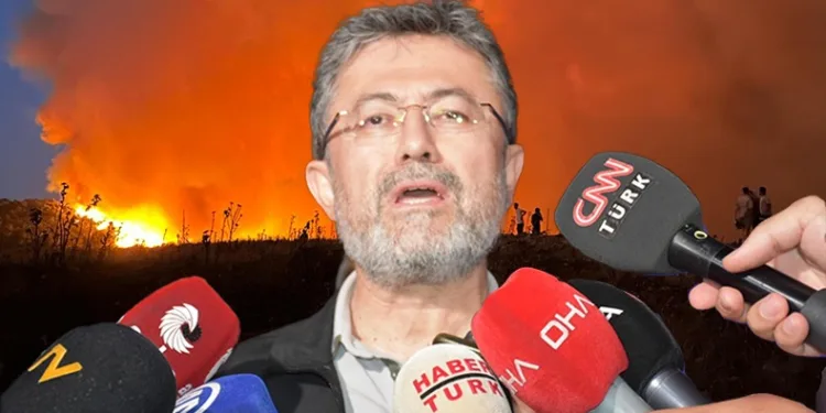Bakan Yumaklı: “İzmir’deki yangın piknik ateşinden çıktı”